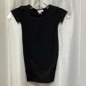 Kids Simple Black Dress